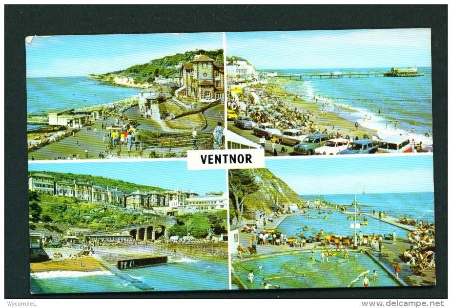 ENGLAND  -  Isle Of Wight  Ventnor  Multi View  Used Postcard - Ventnor