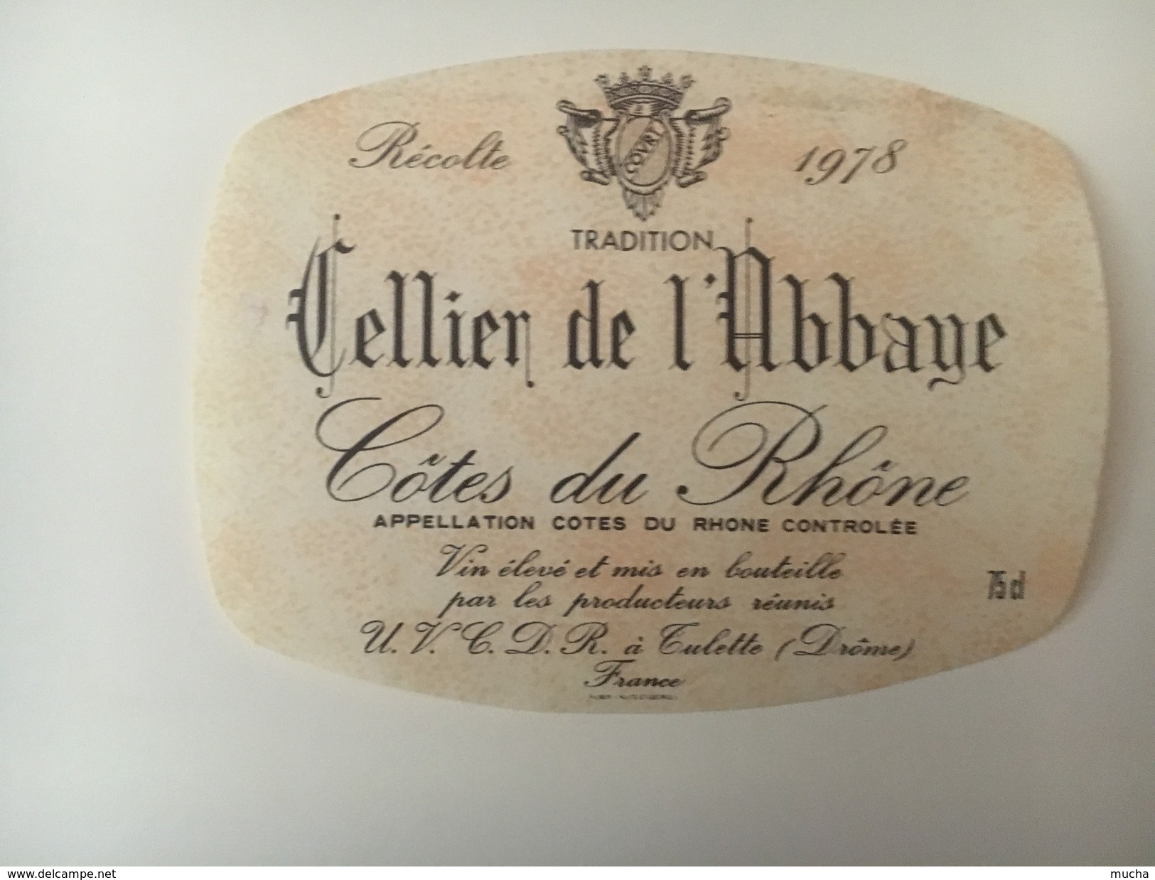 780 - Cellier De L'Abbaye 1978 - Côtes Du Rhône