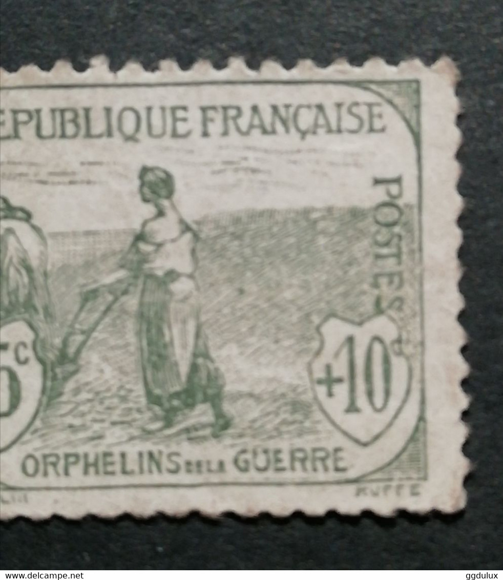 Orphelins De Guerre (Yvert Tellier 149) 15 + 10 C Gris - Other & Unclassified