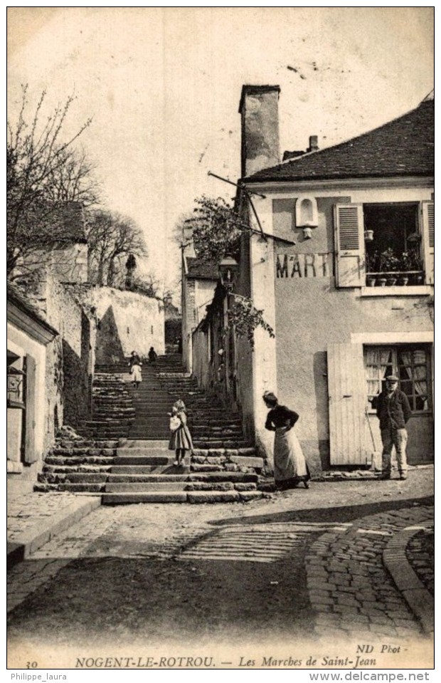 1907  NOGENT LE ROTROU - Les Marches De Saint Jean - Nogent Le Rotrou