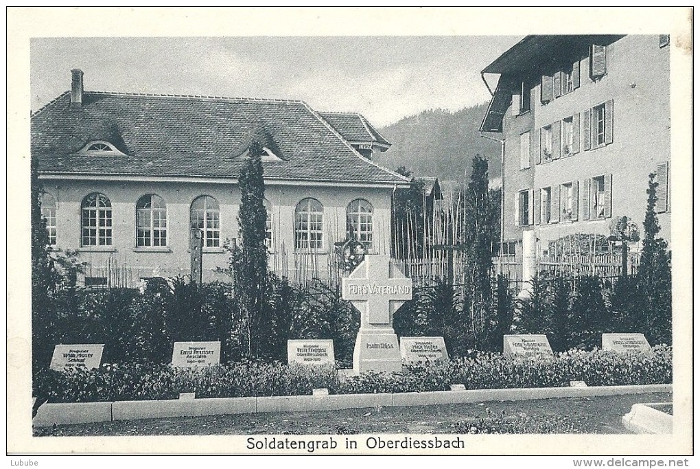 Oberdiessbach - Soldatengrab                  1918 - Oberdiessbach