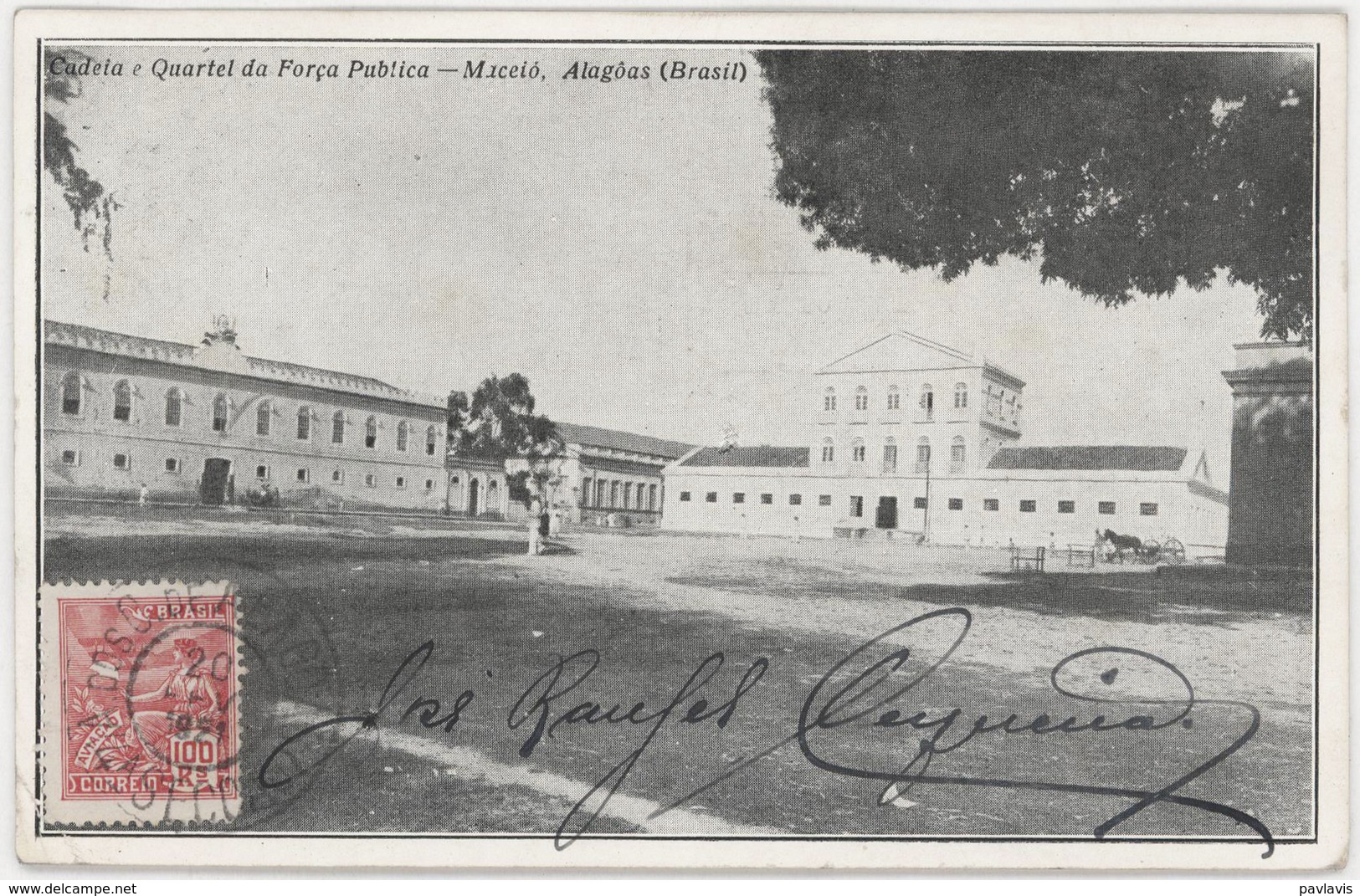 Cadeia E Quartel Da Forca Publica - Maceió - Brazil - Year 1921 - Maceió