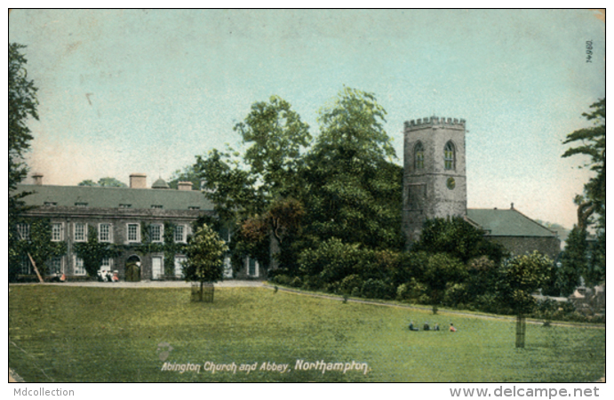 GB NORTHAMPTON / Abington Church And Abbey / COLORED CARD - Northamptonshire
