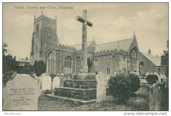 GB PAIGNTON / Parish Church And Cross / - Paignton