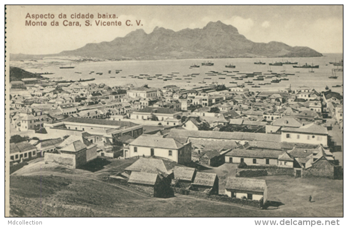 CV SAO VICENTE / Aspecto Da Cidade Baixa, Monte Da Cara / - Cap Vert