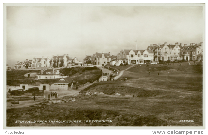 GB LOSSIEMOUTH / Stotfield From The Golf Course / GLOSSY CARD - Moray