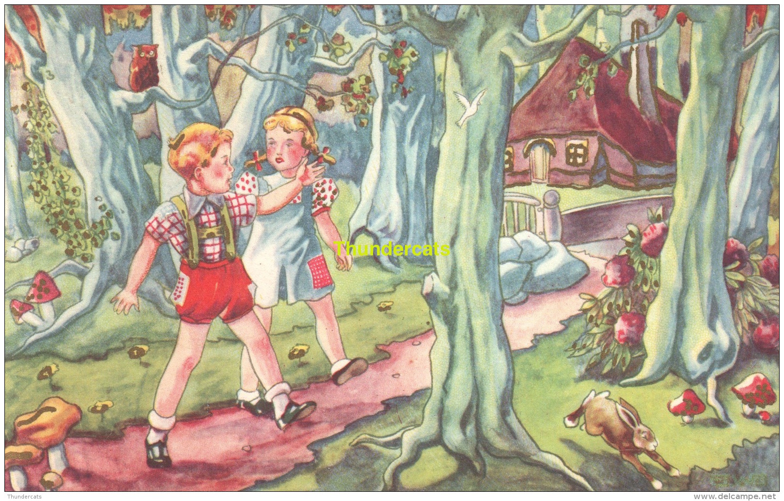 CPA HANSEL ET GRETEL - Contes, Fables & Légendes