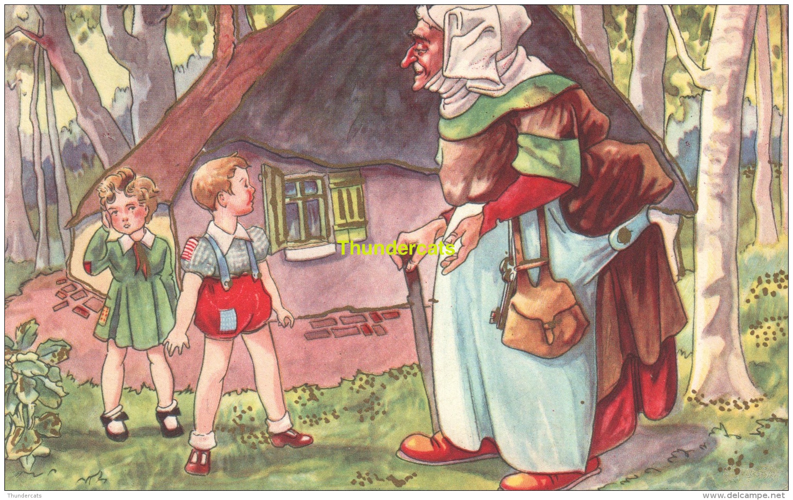 CPA HANSEL ET GRETEL - Contes, Fables & Légendes