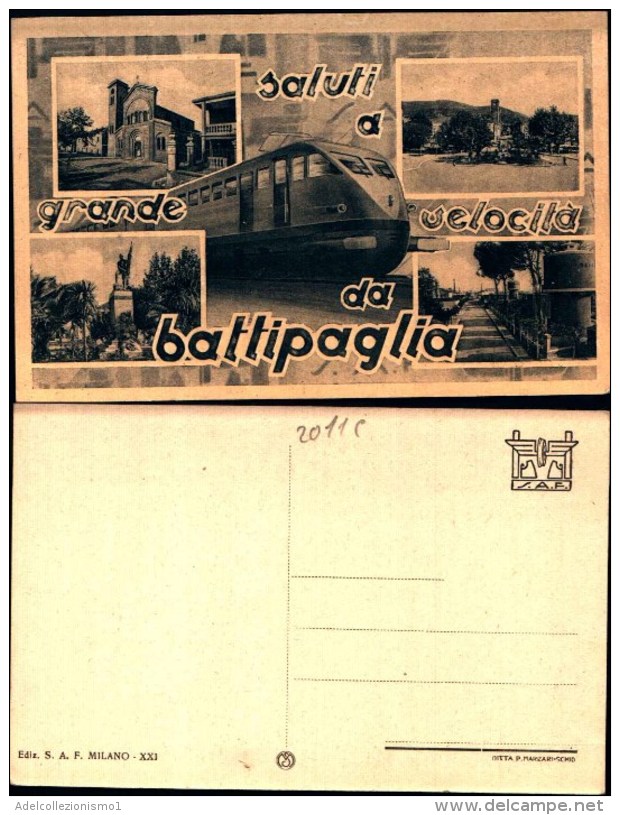 2011c) Cartolina Di Battipaglia-varie Vedute-nuova - Battipaglia