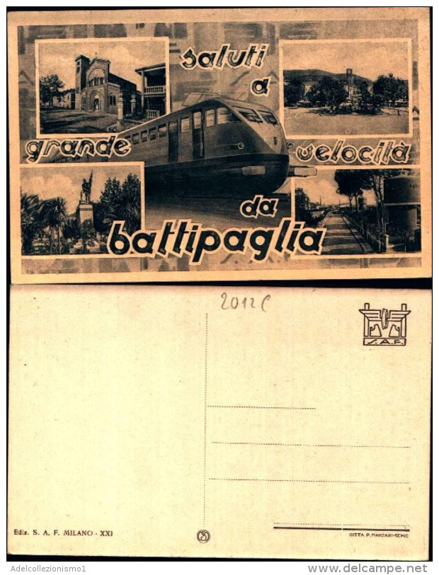 2012c) Cartolina Di Battipaglia-varie Vedute-nuova - Battipaglia