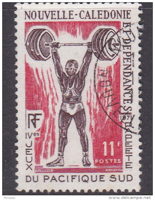 New Caledonia SG 488 1971 4th South Pacific Games 11F Weightlifting Used - Weightlifting