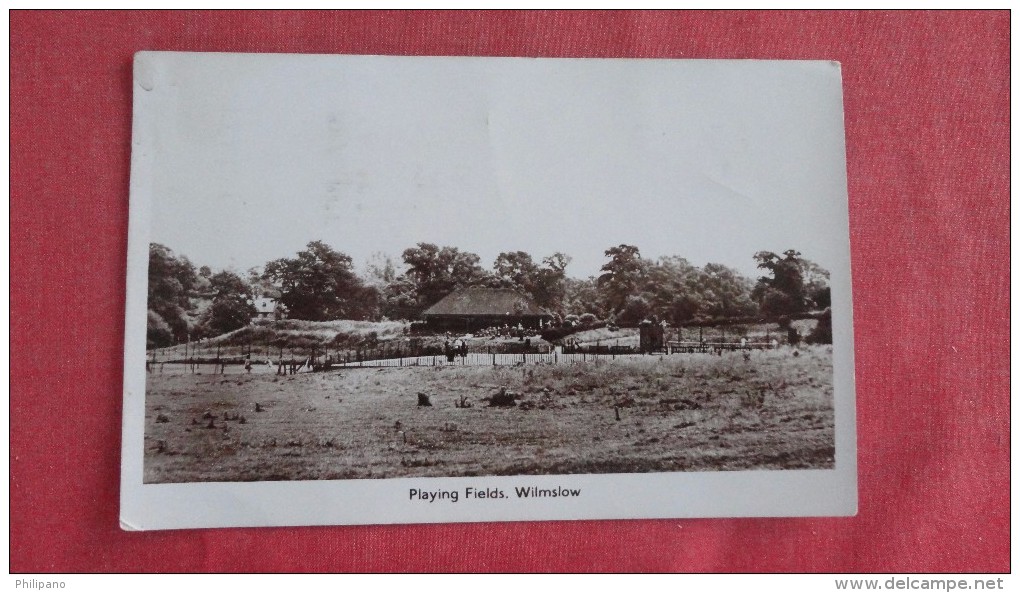 Playing Fields Wilmslow  RPPC   ==      Ref 2231 - Other & Unclassified