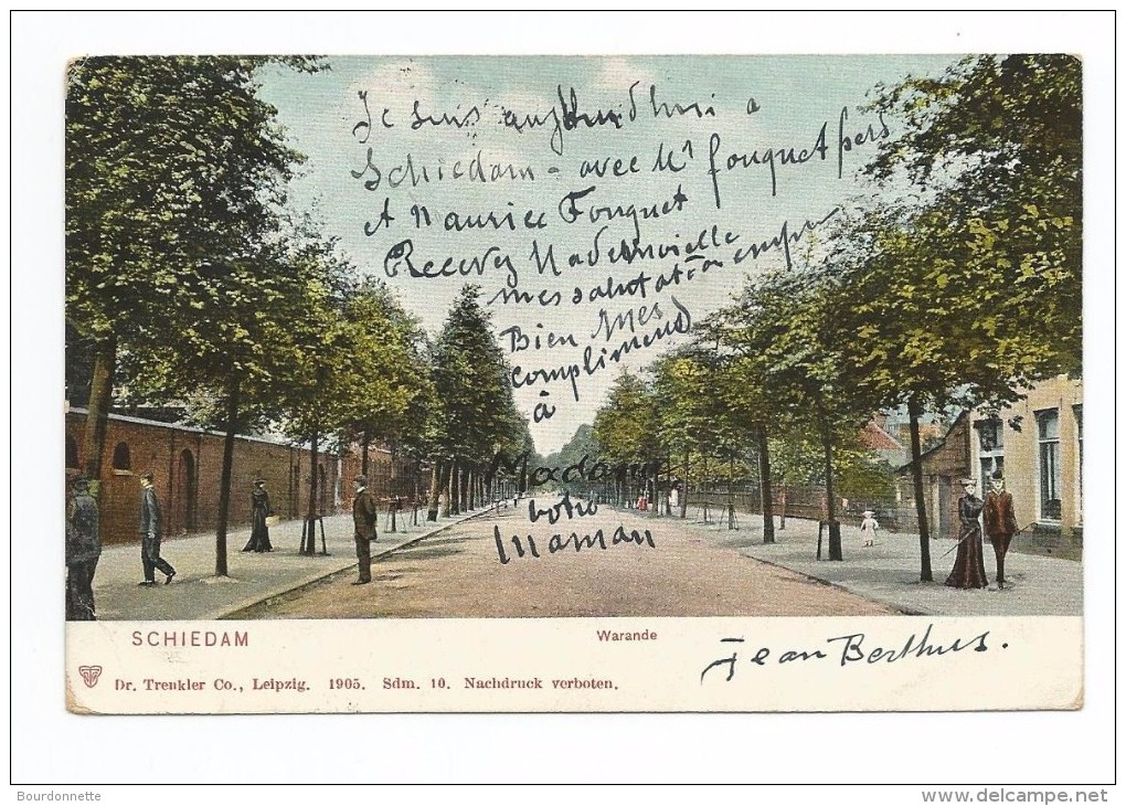 Schiedam - Carte Postale Voyagée. - Trenkler Leipzig - - Schiedam