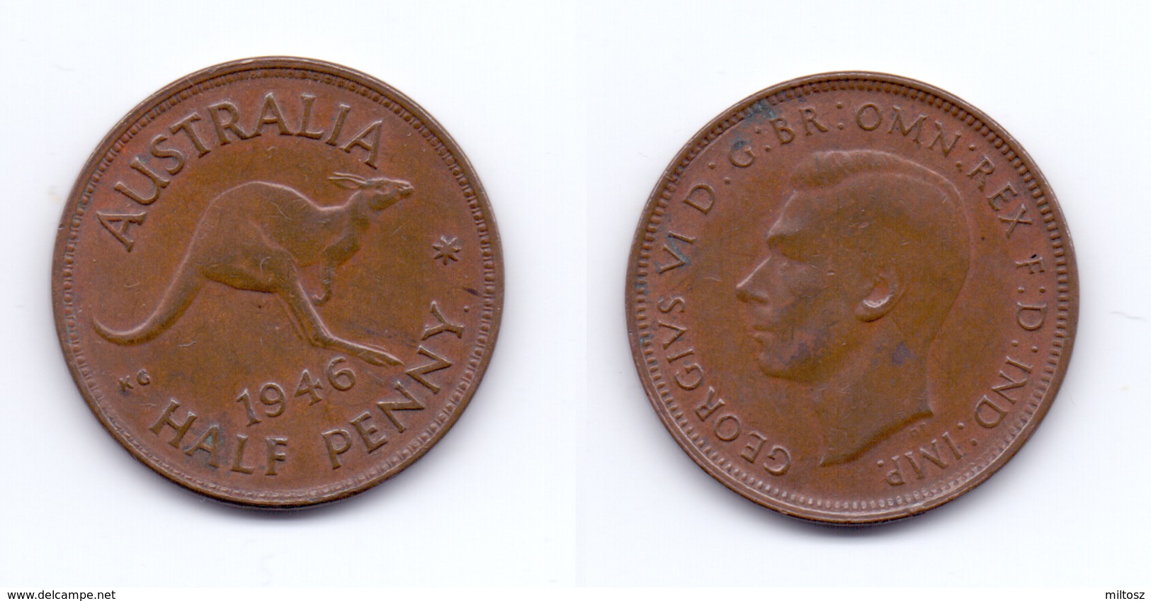 Australia 1/2 Penny 1946 (p) - ½ Penny