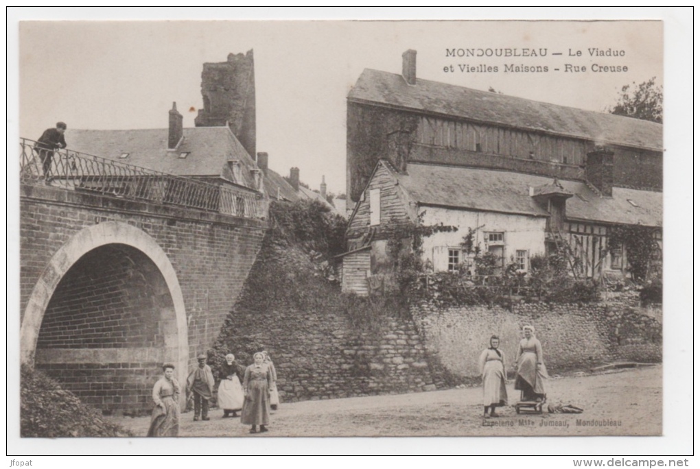 41 LOIR ET CHER - MONDOUBLEAU Le Viaduc Et Vieilles Maisons, Rue Creuse (voir Descriptif) - Otros & Sin Clasificación