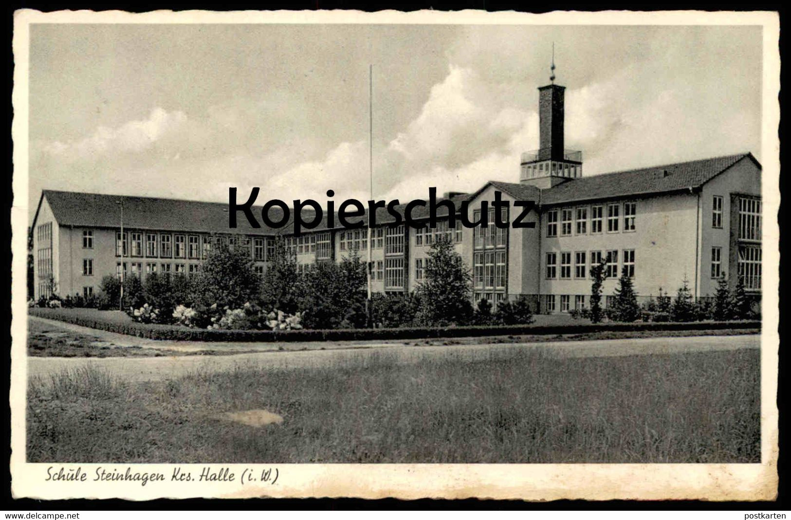 ÄLTERE POSTKARTE STEINHAGEN KREIS HALLE SCHULE School école Cpa Postcard AK Ansichtskarte - Steinhagen