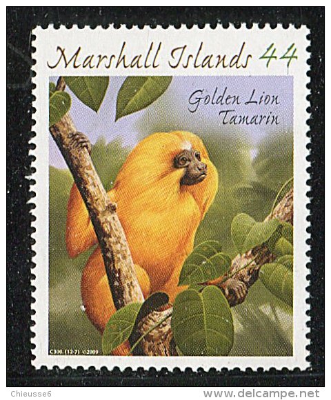 (cl. 4 - P.43) Marshall ** Michel N° 2507 (ref. Michel Au Dos)  - Singe Tamarin - Marshall