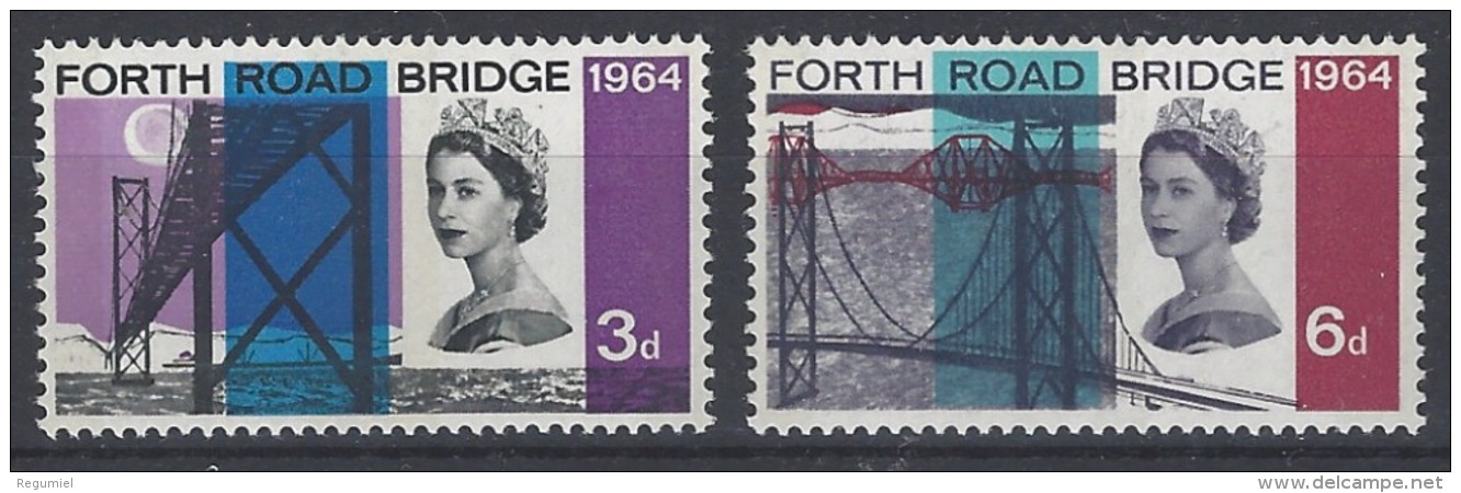 Gran Bretaña  395/396 ** MNH. 1964. Fosforo - Nuovi