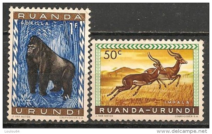 Timbres - Afrique - Ruanda-Urundi - Lot De 2 Timbres - - Neufs