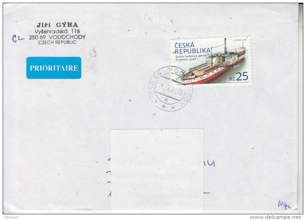 CZECH REPUBLIC : SHIP On Circulated Cover To ROMANIA - Envoi Enregistre! Registered Shipping! - Oblitérés