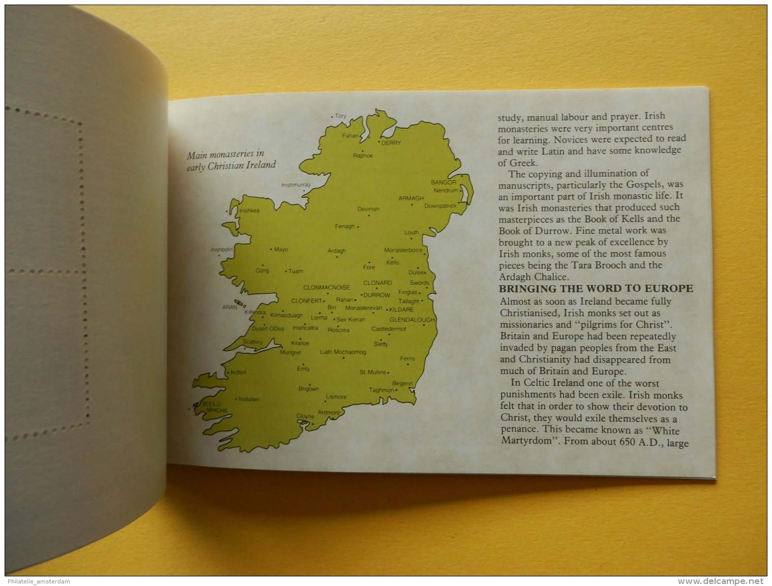 Ireland 1989, IRELAND'S GOLDEN AGE / WORLD STAMP EXPO: Mi 683, ** - BK - Postzegelboekjes