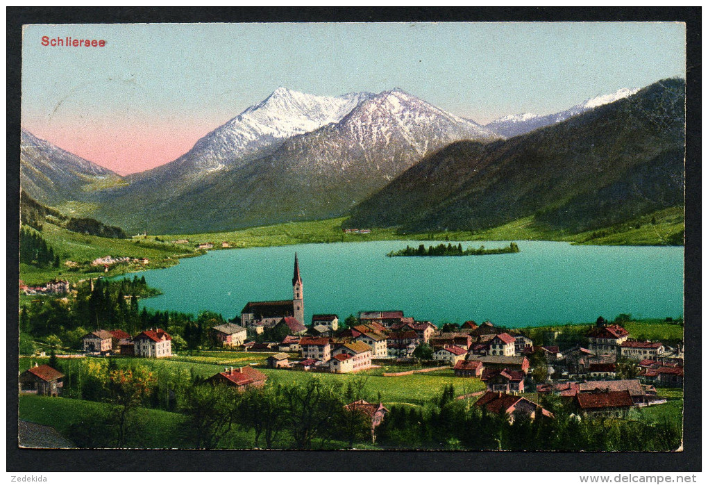 2767 - Alte Ansichtskarte - Schliersee Gel 1923 TOP - Schliersee