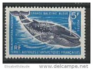 TAAF - YVERT Nr. 22 **  - COTE = 31 EUROS - BALEINE - Neufs