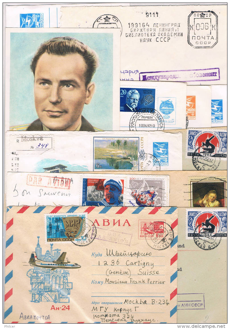 Russia, 13 Letter's And Post Cards - Other & Unclassified