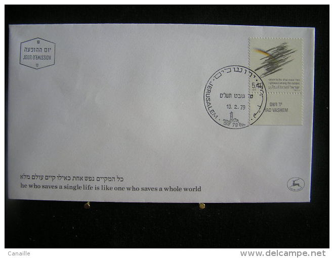 T-n°8 / Lot De 13 Enveloppes, Jerusalem De 1979  /  Israel First Day Cover  Jerusalem    -    Lot D´envloppes Oblitérées - Collections, Lots & Séries