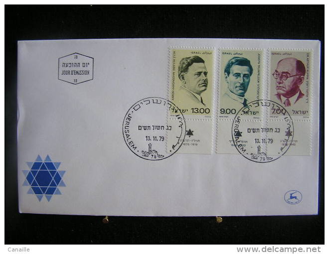 T-n°8 / Lot de 13 enveloppes, Jerusalem de 1979  /  Israel First Day Cover  Jerusalem    -    Lot d´envloppes oblitérées