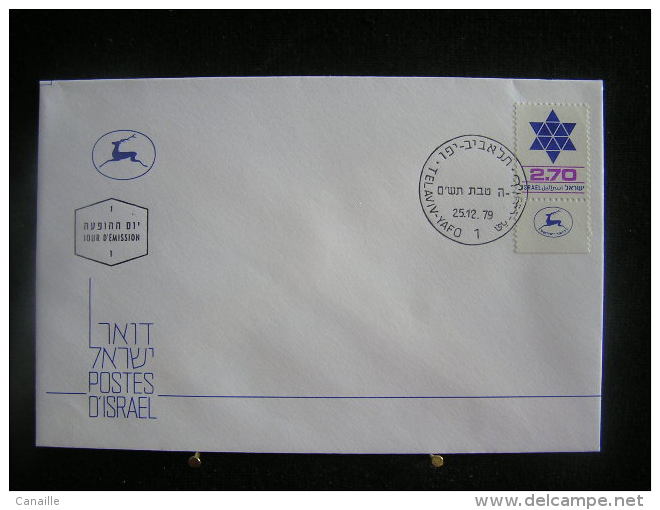 T-n°8 / Lot de 13 enveloppes, Jerusalem de 1979  /  Israel First Day Cover  Jerusalem    -    Lot d´envloppes oblitérées