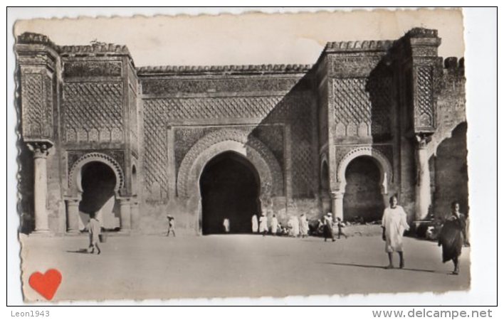 07174-LE-MAROC-MEKNES-Bab Mansour------animée - Meknès