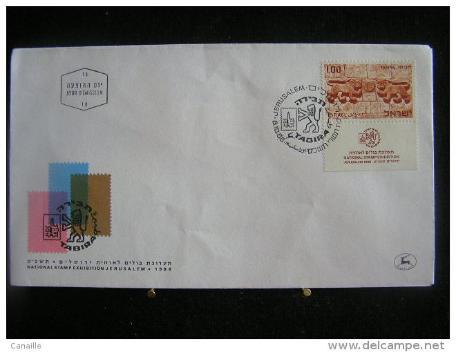 T-n°15 / Lot De 8 Enveloppes, Jerusalem De 1968  /  Israel First Day Cover  Jerusalem    -    Lot D´envloppes Oblitérées - Collections, Lots & Series