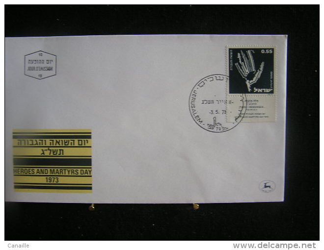 T-n°18 / Lot De 3 Enveloppes, Jerusalem De 1973  /  Israel First Day Cover  Jerusalem    -    Lot D´envloppes Oblitérées - Collezioni & Lotti