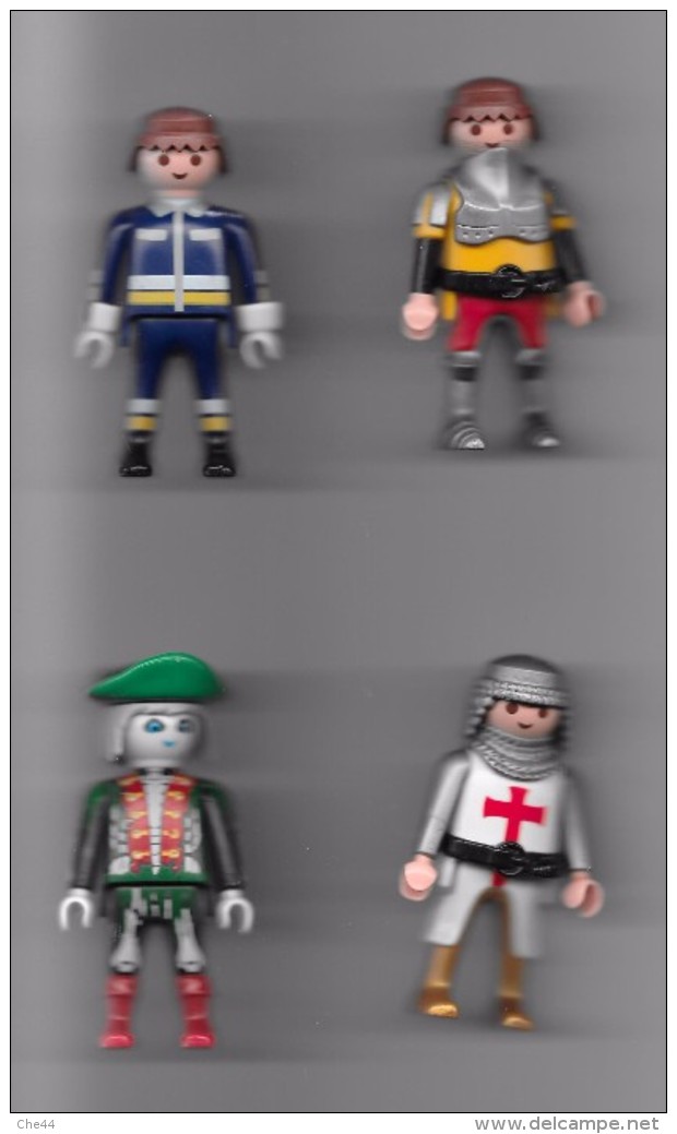 4 Figurines Playmobil. (Voir Commentaires) - Playmobil