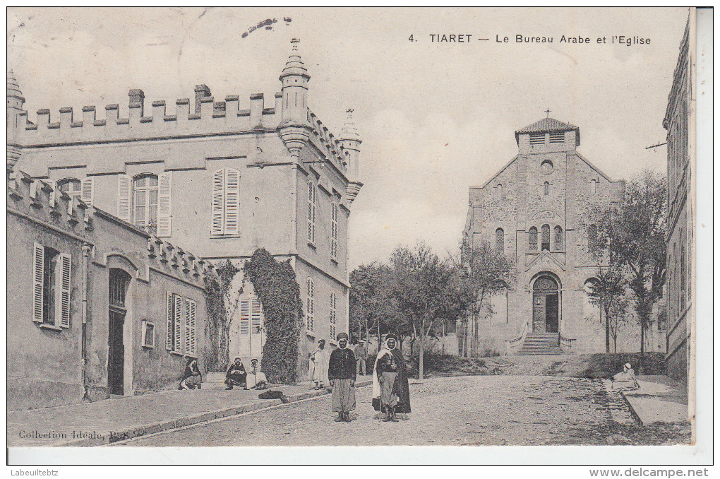 TIARET - Le Bureau Arabe Et L´église  PRIX FIXE - Tiaret