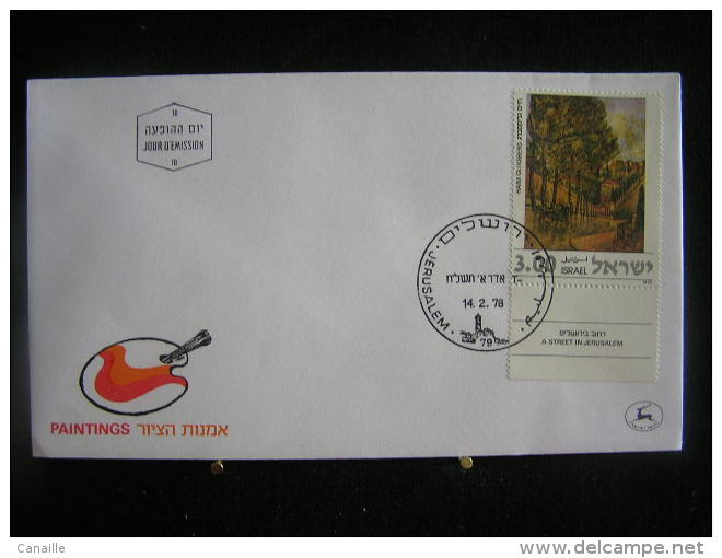 T-n°19 / Lot de 18 enveloppes, Jerusalem de 1978  Israel First Day Cover  Jerusalem  - Lot d´envloppes oblitérées