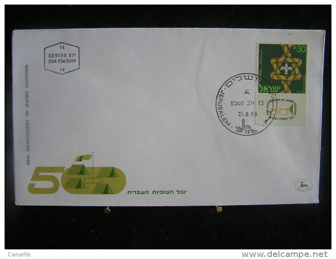 T-n°20 / Lot de 8 enveloppes, Jerusalem de 1969  Israel First Day Cover  Jerusalem  - Lot d´envloppes oblitérées