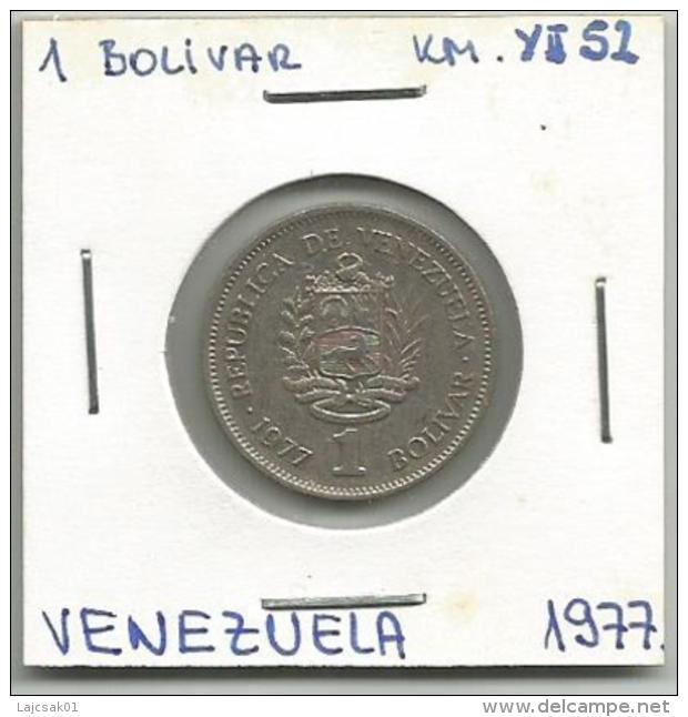 A3 Venezuela 1 Bolivar 1977. - Venezuela