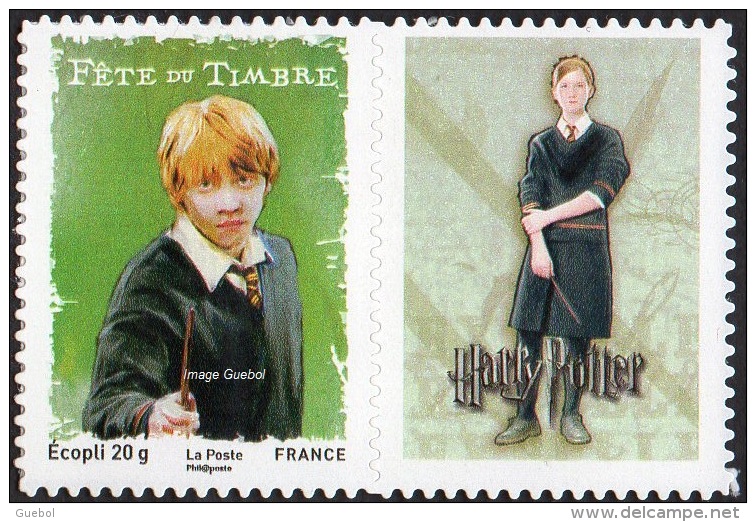 France Autoadhésif ** N°  115 Au Modèle 4025 A Personnalisé - Fête Du Timbre - Harry POTTER Son Ami RON - Ongebruikt