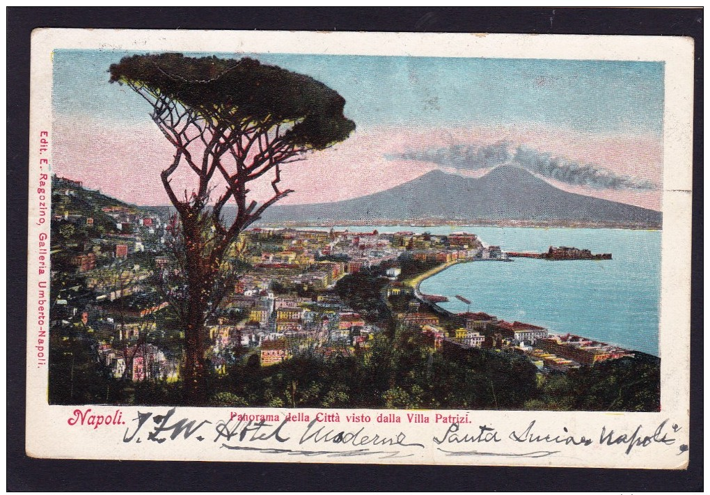 Old Card Of Napoli, Naples, Campania, Italy. ,Posted With Stamp, N21. - Napoli (Naples)