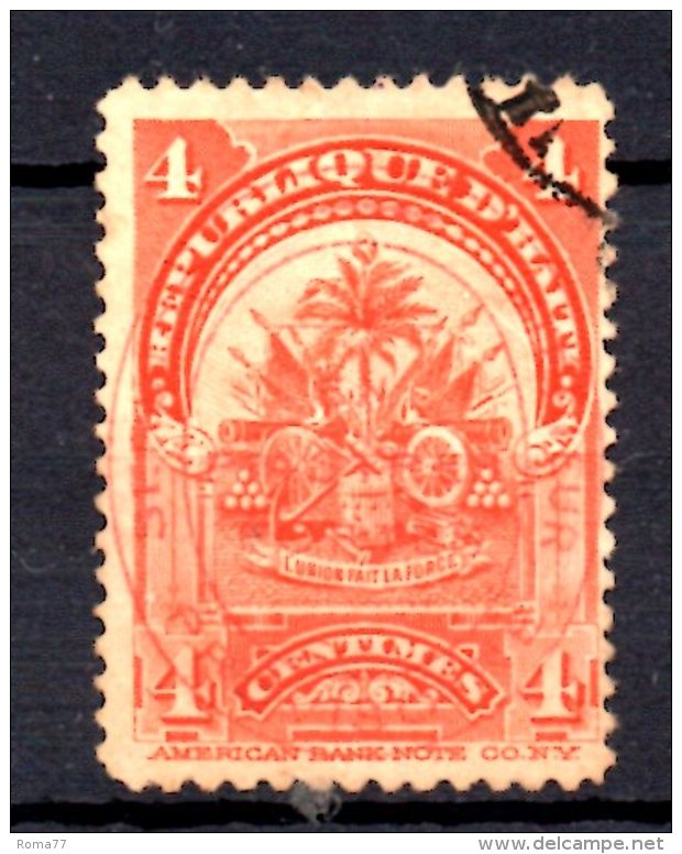 T133 - HAITI 1906 ,  Yvert  N. 103  Usato - Haiti