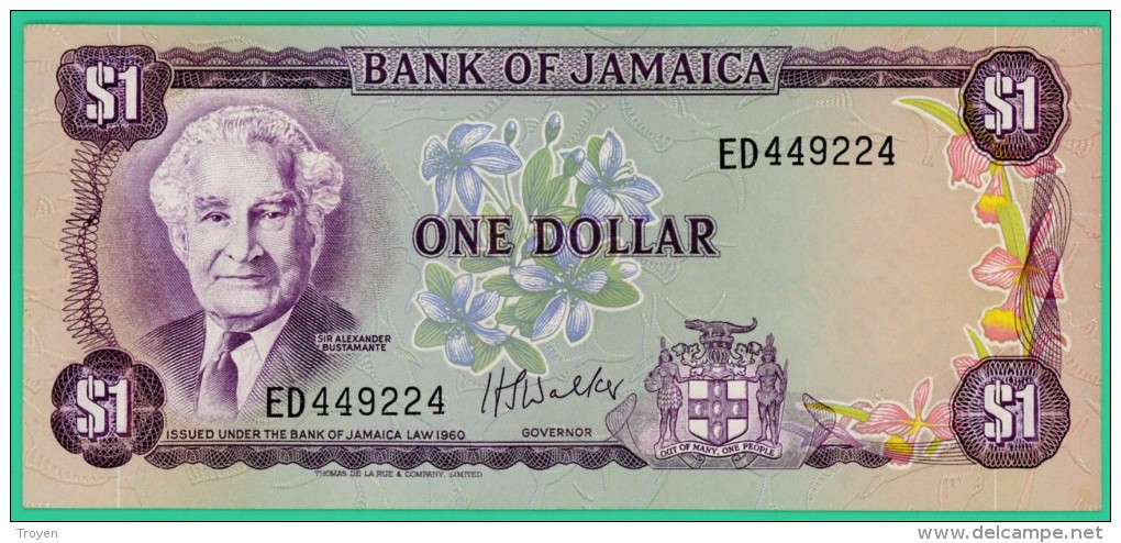 1 Dollar - Jamaïque - 1960 - N° - ED449224 - Neuf - - Jamaique