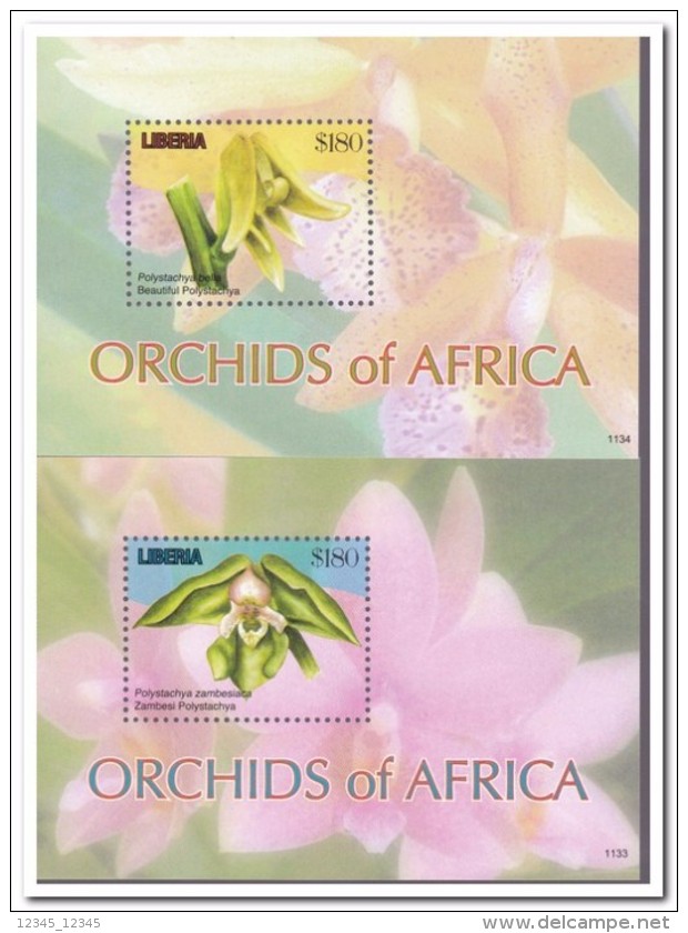 Liberia 2011, Postfris MNH, Flowers, Orchids - Liberia