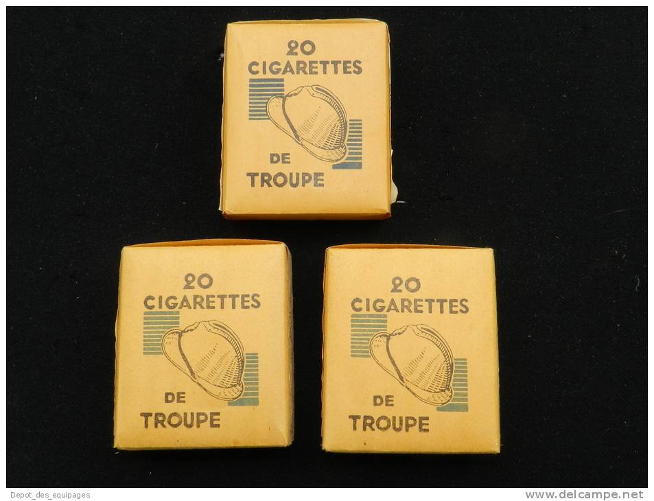 1  PAQUET CIGARETTES TROUPES 1950-1960  état neuf  #.4