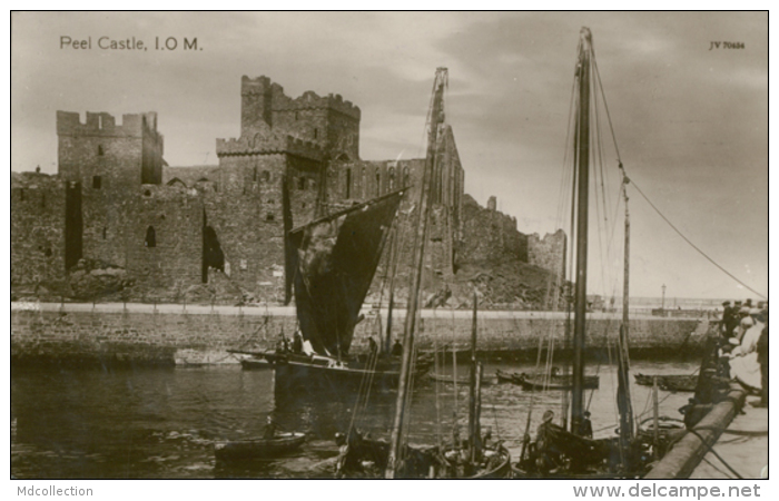 GB PEEL / Peel Castle, Isle Of Man / GLOSSY CARD - Other & Unclassified