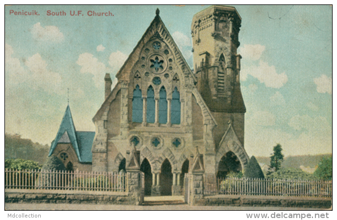 GB PENICUIK / South U.F. Church / COLORED CARD - Sonstige & Ohne Zuordnung