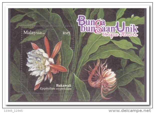 Maleisië 2008, Postfris MNH, Flowers - Maleisië (1964-...)