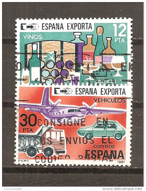 España/Spain-(usado) - Edifil  2627-28 - Yvert  2255-56 (o) - Usados