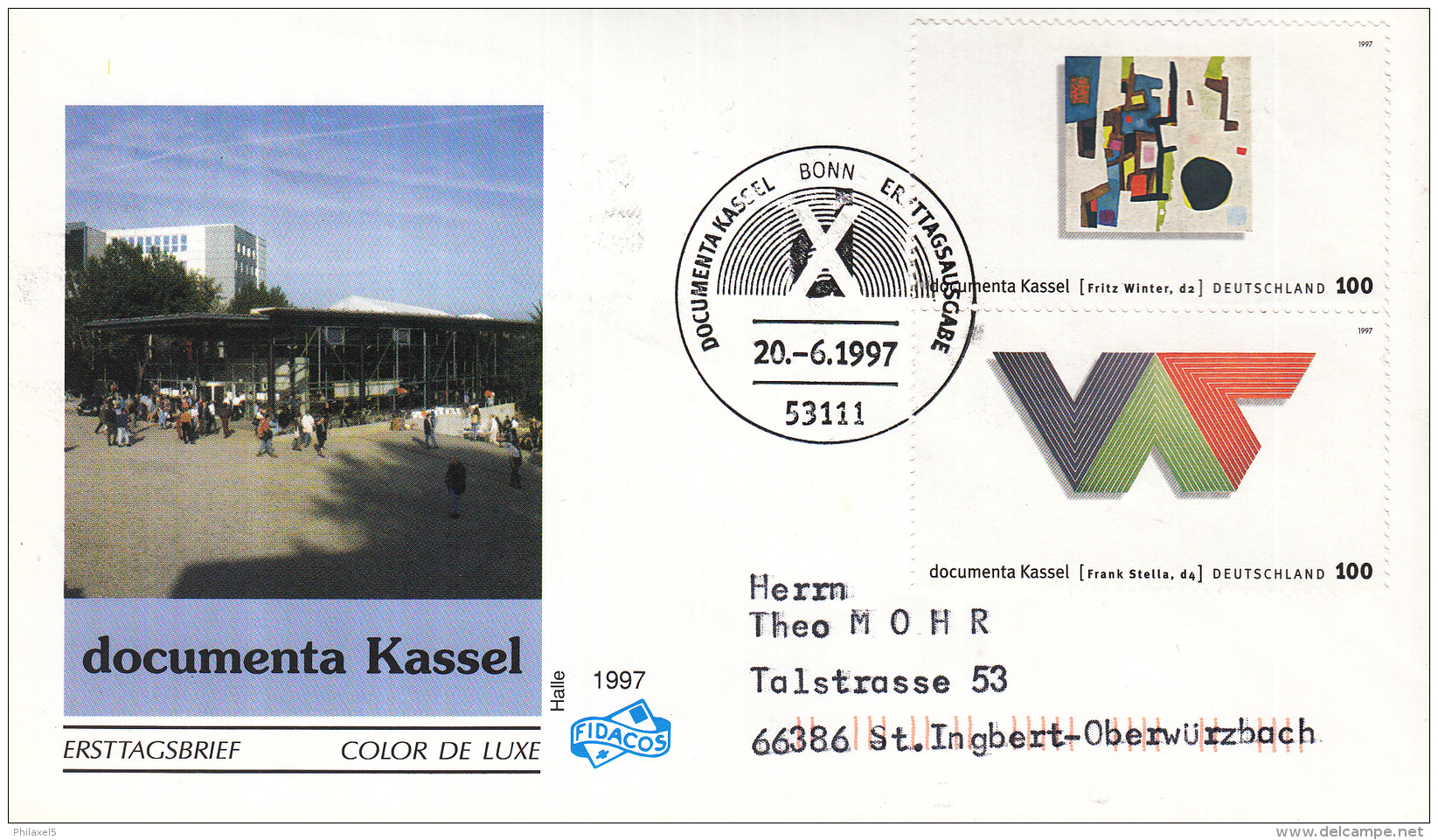 Duitsland - FDC 20-6-1997 - 10. Documenta, Kassel - Michel 1927-1930 - Other & Unclassified